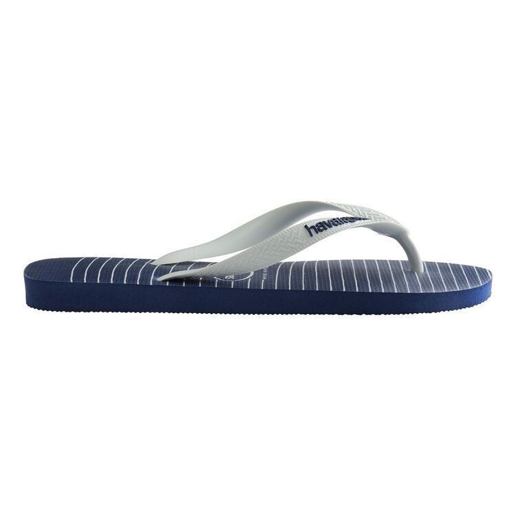 Havaianas Men's Top Nautical Thongs Navy Blue & White