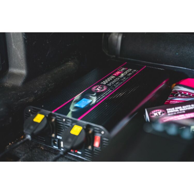 KT 2000W Pure Sine Wave Power Inverter Black 2000 Watts