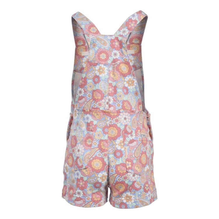 Trip In A Van Kids Printed Dungaree Paisley Floral Aop