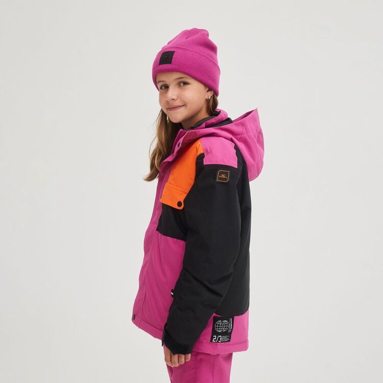 O'Neill Youth Girl's Tanzanite Snow Jacket Fuchsia Red