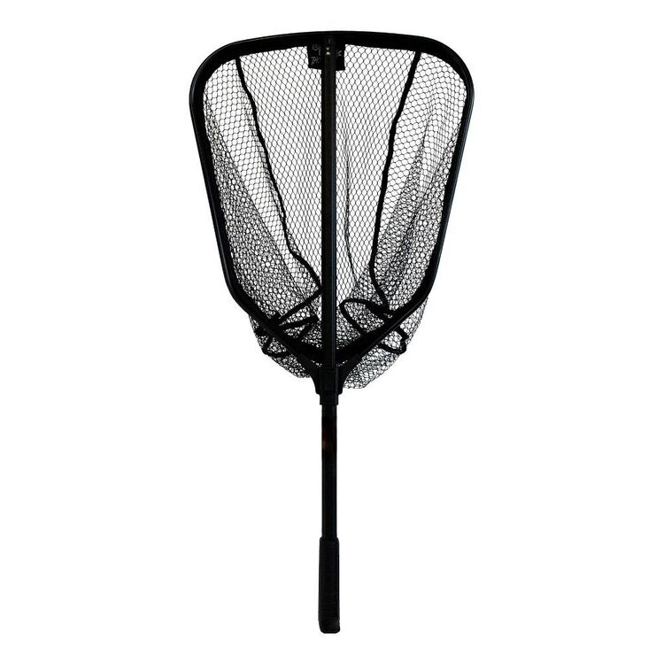 Black Magic Medium Landing Net With Retractable Handle Black Medium