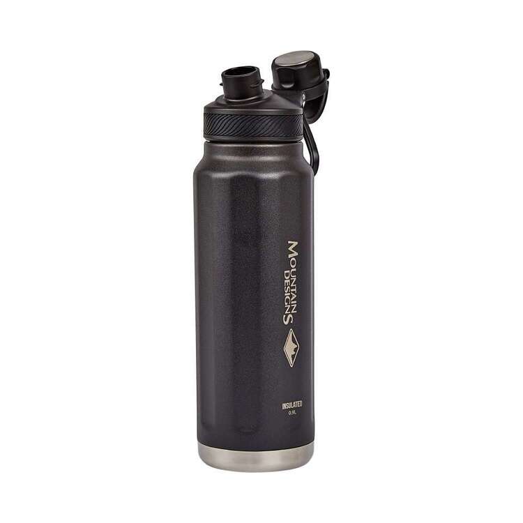 Mountain Designs Hydro 900 Insulated Bottle Black 900 mL