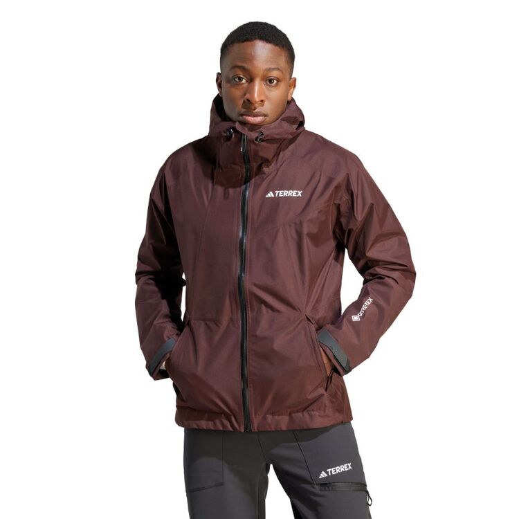 adidas Men's Terrex Experior Goretex Run Jacket Shadow Brown