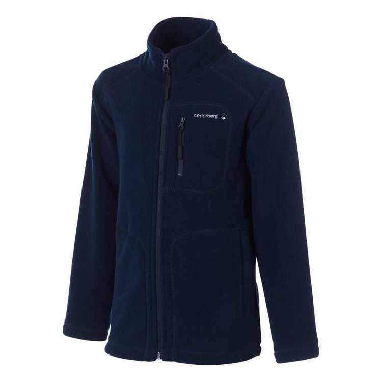 Cederberg Youth Larapinta V2 Full Zip Fleece Top Navy