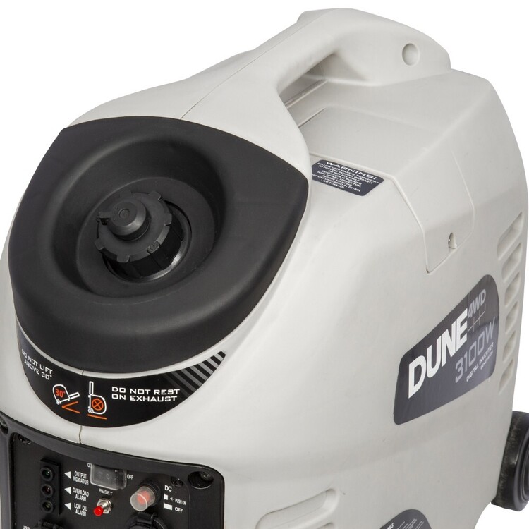 Dune 3100W Enclosed Inverter Generator Grey 3100W