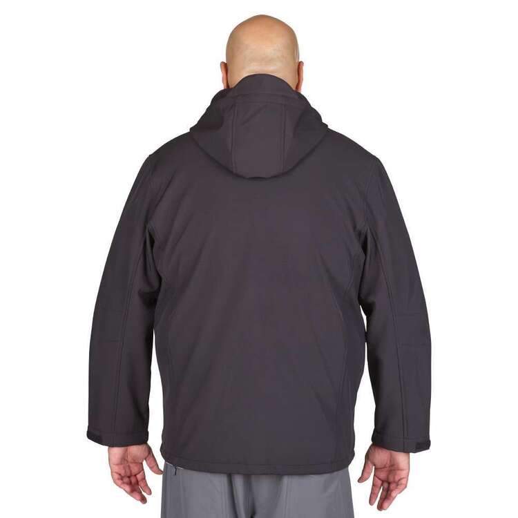 Cape Men's Zephyr Hooded Fleece Jacket Plus Size Jet Black
