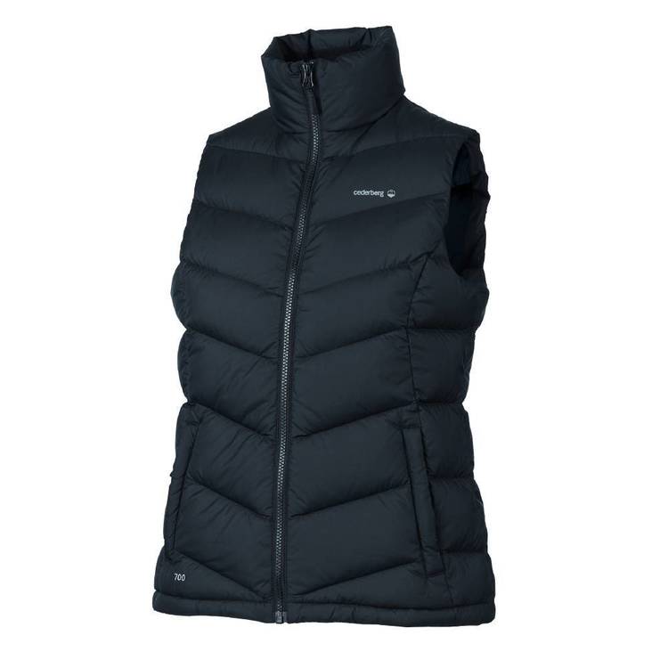 Cederberg Women's Mawson Packable Puffer Vest Black