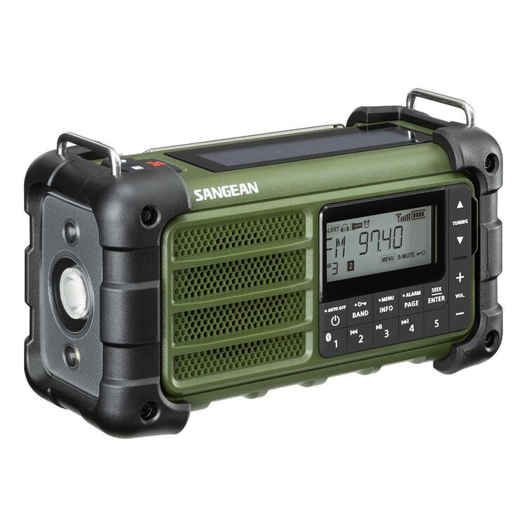 Sangean MMR99 Portable Emergency Radio Forest Green