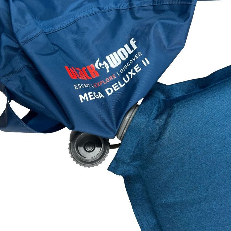 BlackWolf Hexatherm Mega Deluxe II Double Mattress Black Double