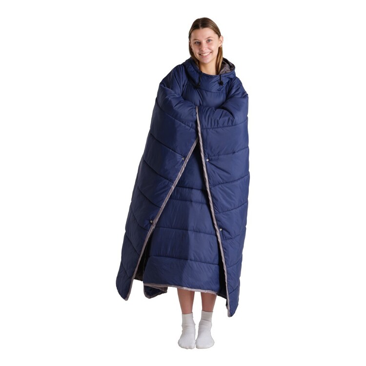 Spinifex Daydream Sleeping Bag Poncho Navy