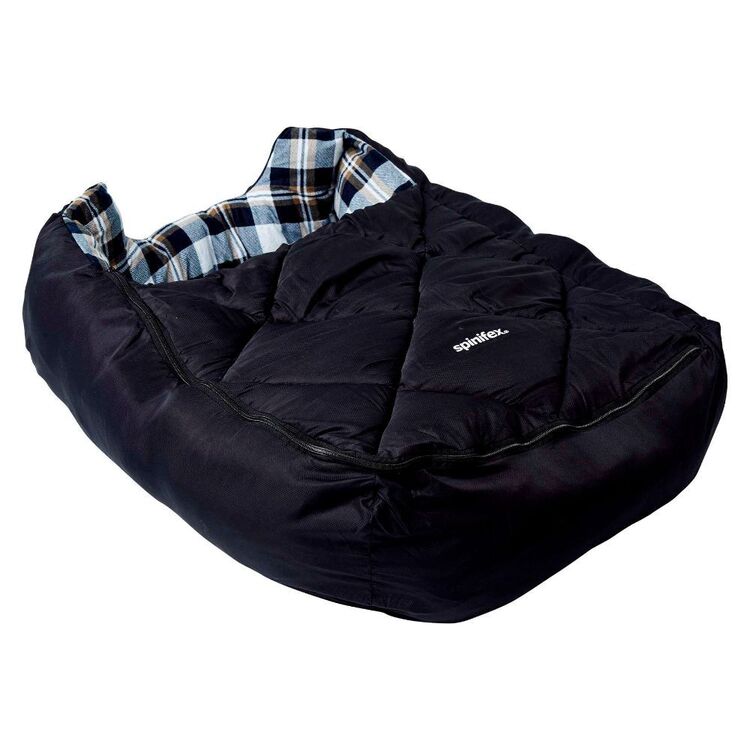 Spinifex Take Anywhere Black Pet Bed Sleeping Bag