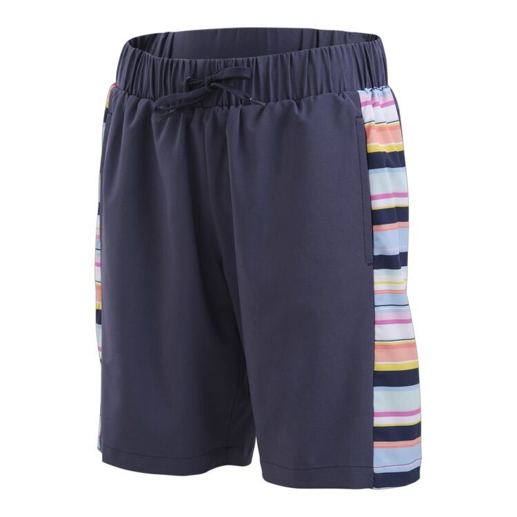 Body Glove Women's Stripe Board Shorts Navy & Print