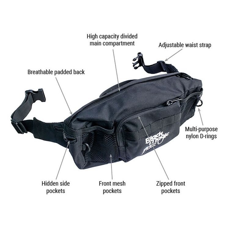 Black Magic Waist Tackle Pack Black