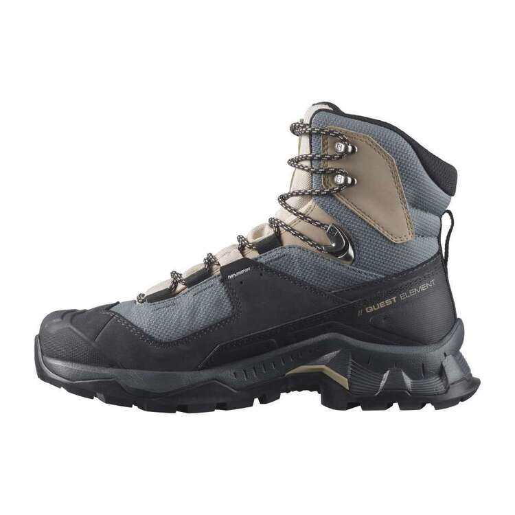 Salomon Women's Quest Element Gore-Tex Mid Hiking Boots Ebony & Stormy Weather