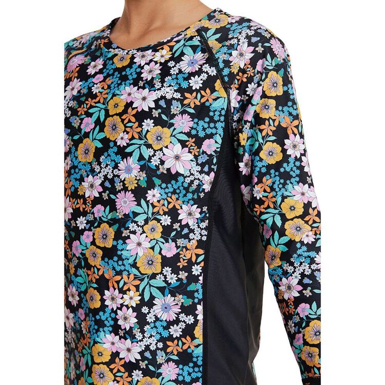 O'Neill Youth Girls Nixie Long Sleeve Rash Vest Black