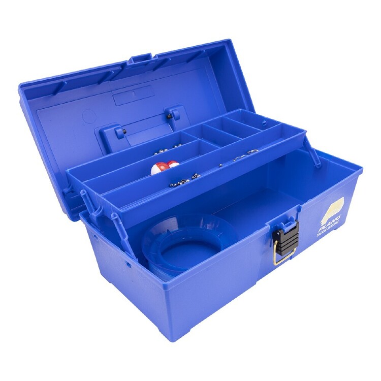 Plano 2100 Series 100 Piece Kids Tackle Kit Blue