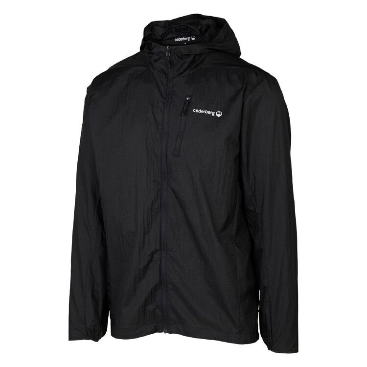 Cederberg Men's Trail Run Wind Jacket Black