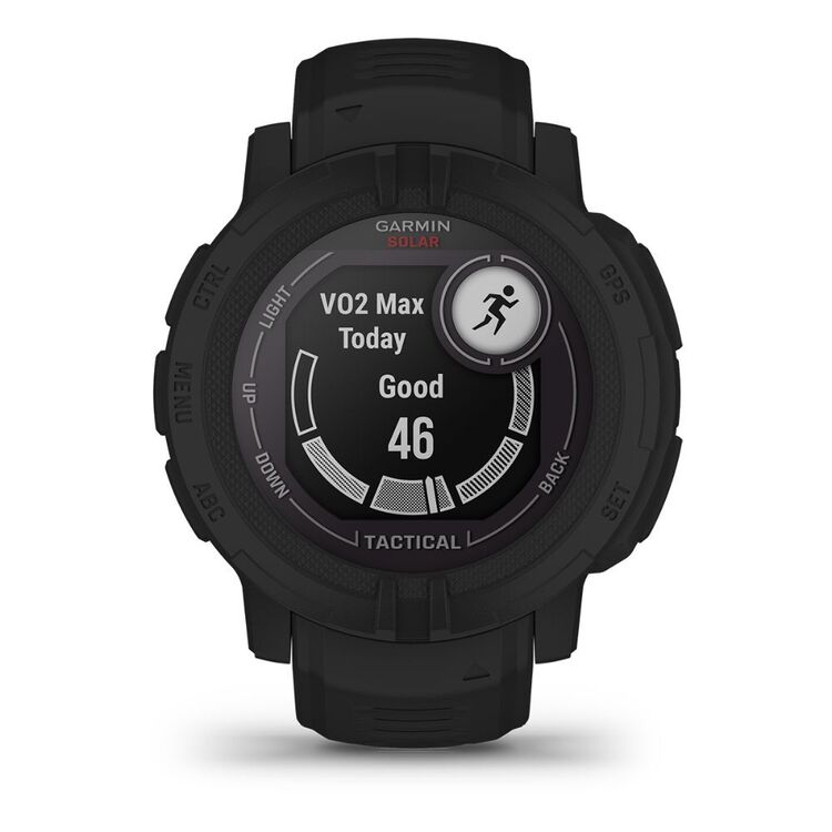 Garmin Instinct 2 Solar Tactical Rugged GPS Smartwatch Black