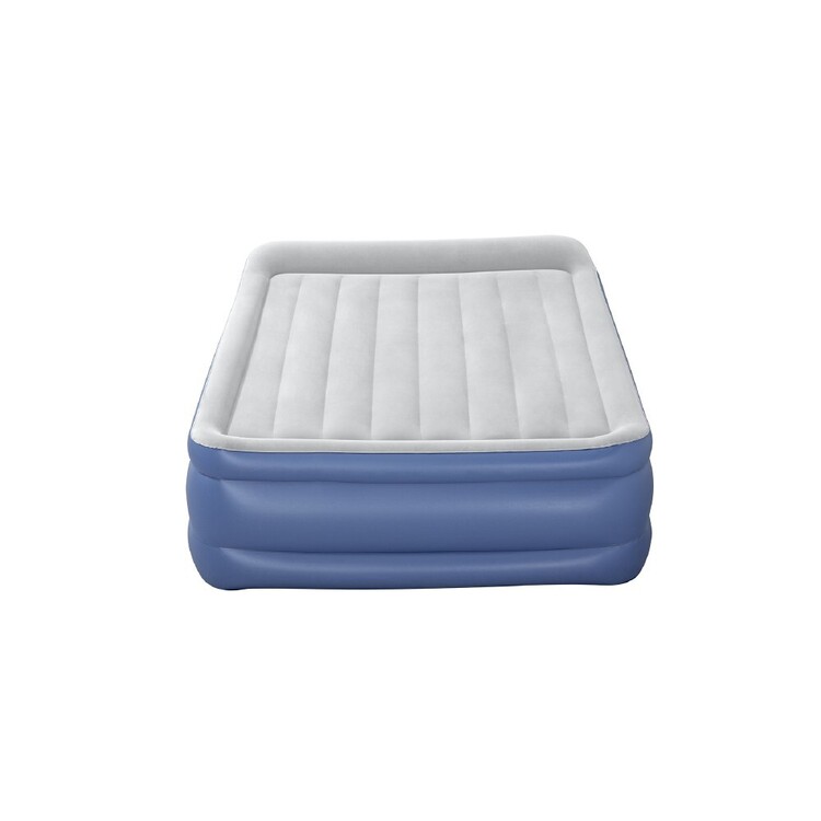 Bestway Nightright Double High Airbed with Pump Queen Navy Blue