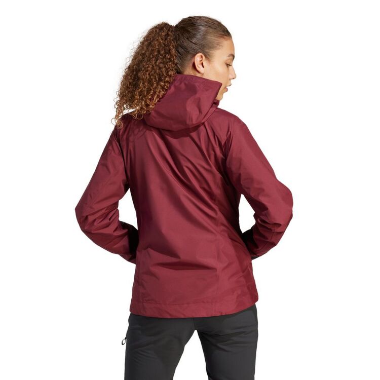 adidas Women's Experior Gore-Tex Paclite Rain Jacket Shadow Red