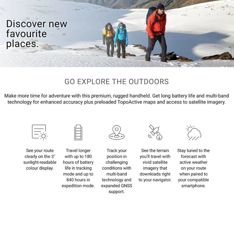 Garmin Handheld GPSMap 67 Multi-band/Multi-GNSS GPS with Sensors Khaki & Black