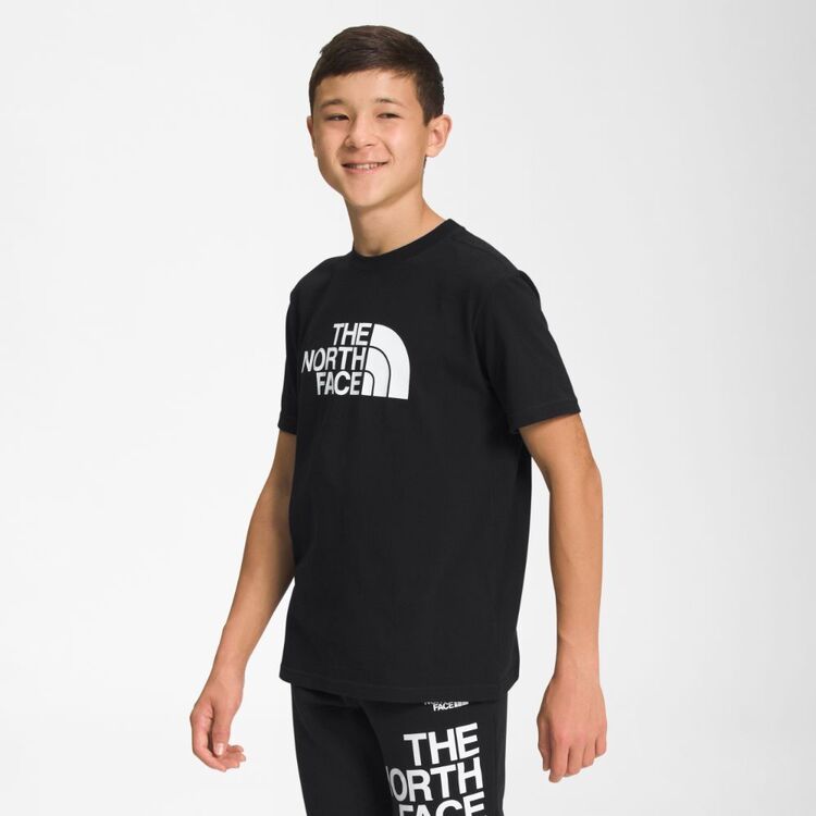 The North Face Boys Short Sleeve Graphic Tee TNF Black & TNF White