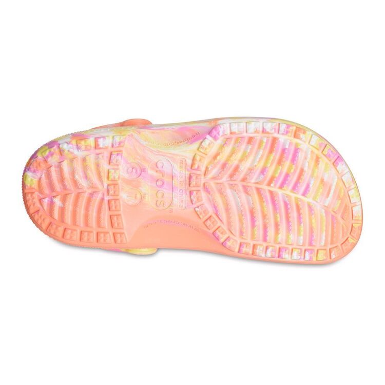 Crocs Adults' Classic Clogs Papaya / Multicoloured M6 / W8