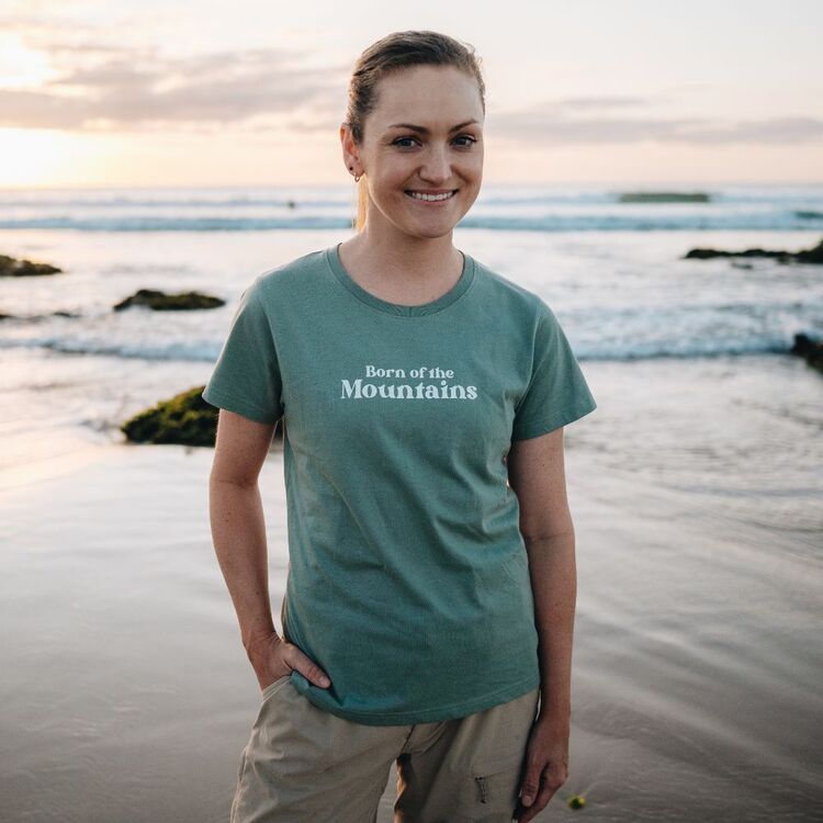 Mountain Designs Women's Lily Australus Short Sleeve Tee Lily Pad