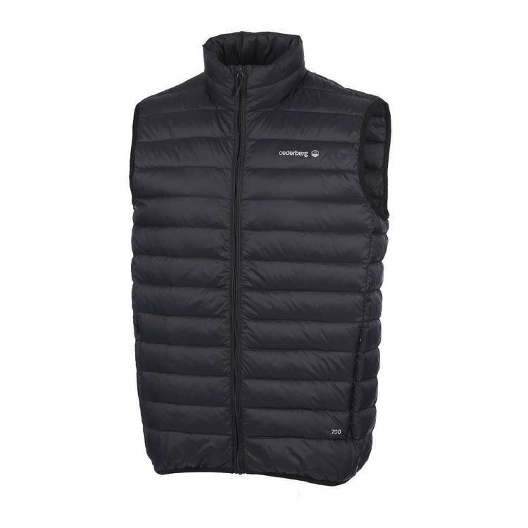 Cederberg Men's Super Goose Down Vest Jacket Black