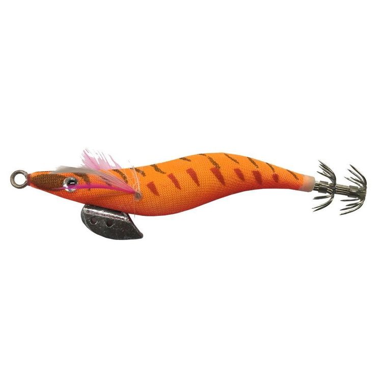 Gillies Squid Jig Lure Size 3.5 Neon Orange