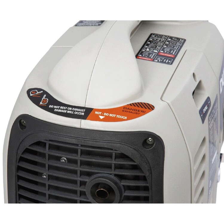Dune 3100W Enclosed Inverter Generator Grey 3100W