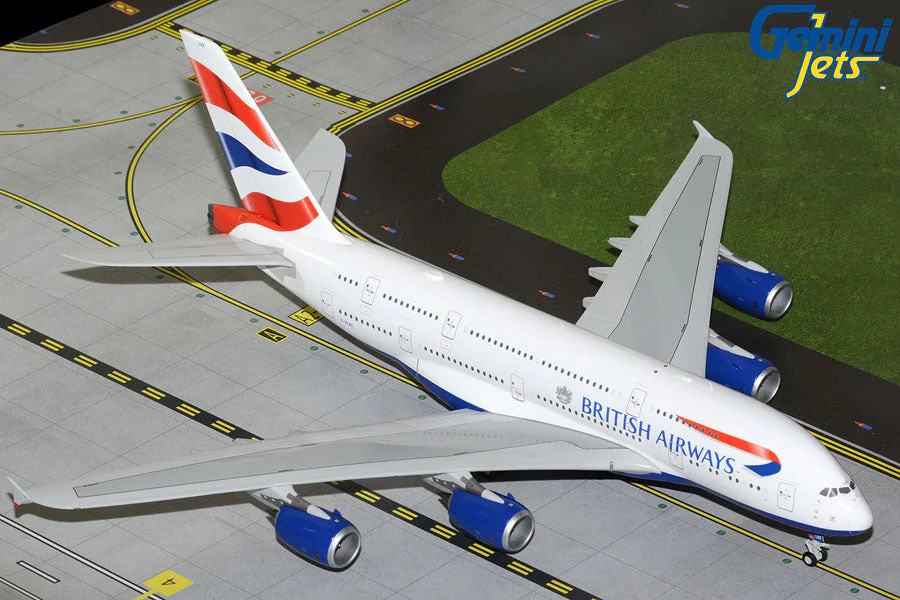 Gemini Jets G2BAW1340 1:200 British Airways A380 G-XLEE - DTC Aviation Models