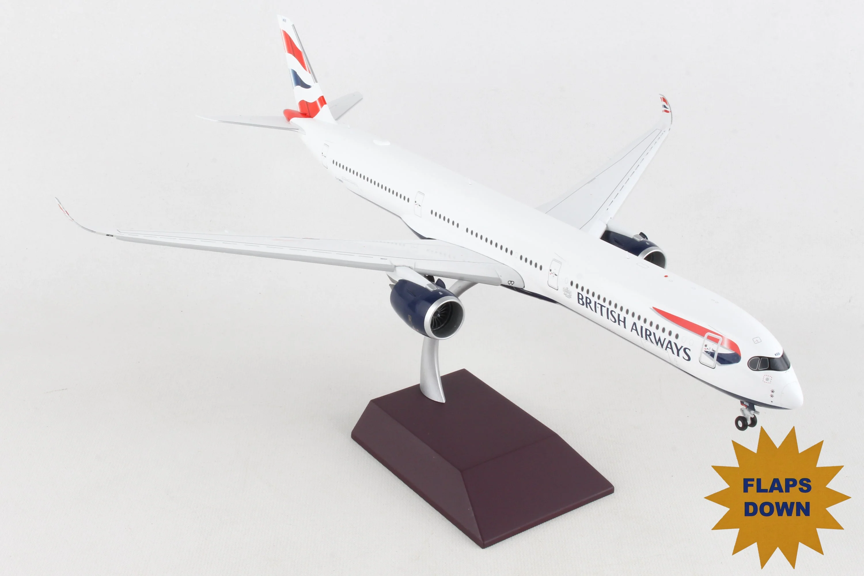 G2BAW1124F GEMINI200 BRITISH A350-1000 1/200 REG#G-XWBB FLAPS DOWN - DTC Aviation Models