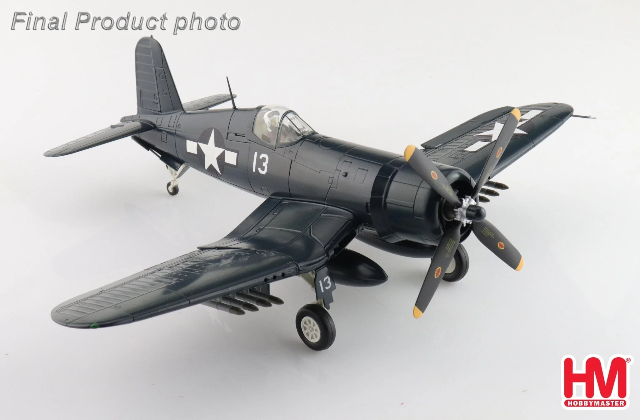 Hobby Master HA8226 1:48 F4U-4 Corsair White 13, Capt. Kenneth Walsh (21 kills), VMF-222, Okinawa 1945 - DTC Aviation Models