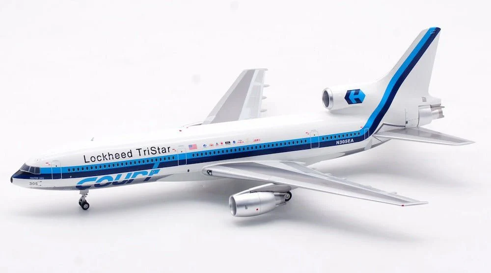 InFlight200 IF1011EA0124P 1:200 Lockheed (Court Line) Lockheed L-1011-385-1 TriStar 1 N305EA polished - DTC Aviation Models