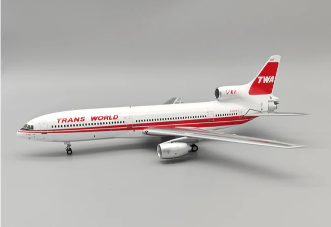 InFlight200 IF1011TW0824 1:200 Trans World Airlines - TWA Lockheed L-1011 N81027 Bold Titles - DTC Aviation Models