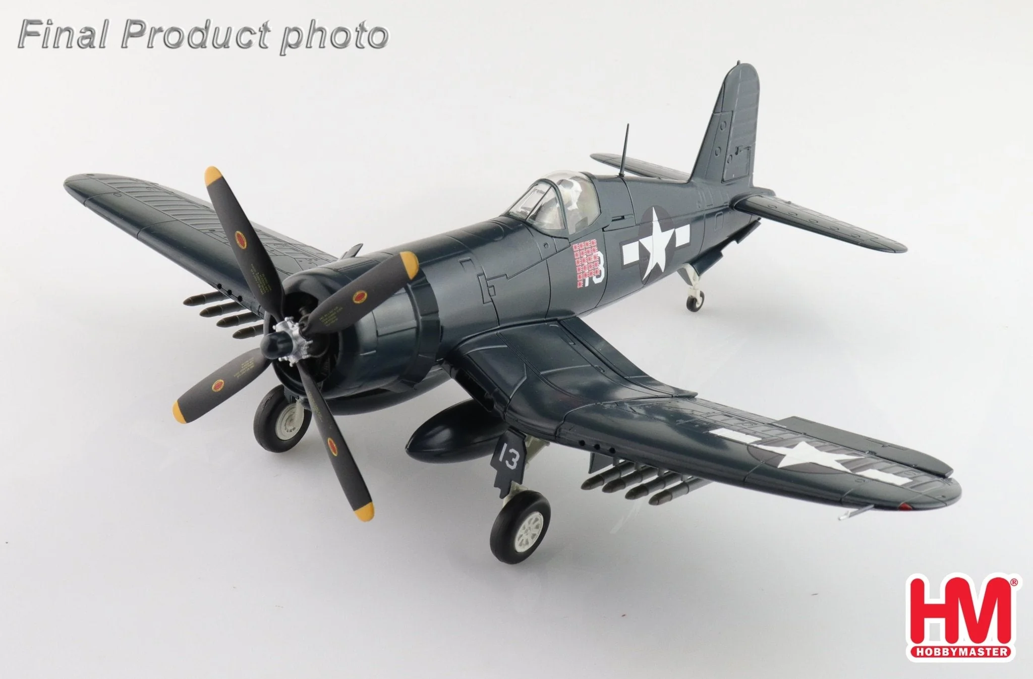 Hobby Master HA8226 1:48 F4U-4 Corsair White 13, Capt. Kenneth Walsh (21 kills), VMF-222, Okinawa 1945 - DTC Aviation Models