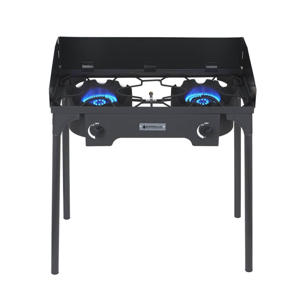 Hochleistungs-Doppelbrenner mit Propan – 260.000 BTU, Schwerlast-Ausführung