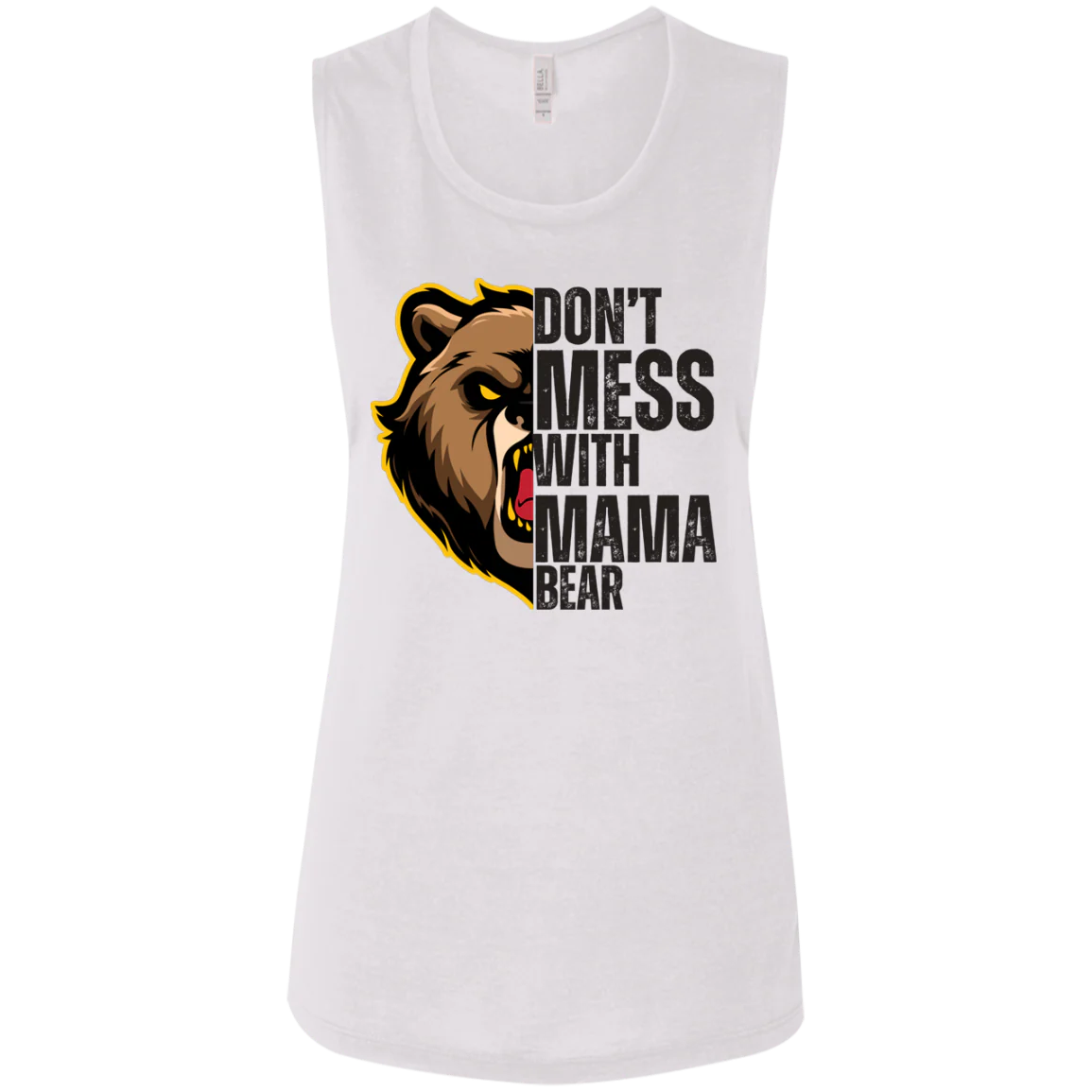MAMA BEAR FLOWY MUSCLE TANK