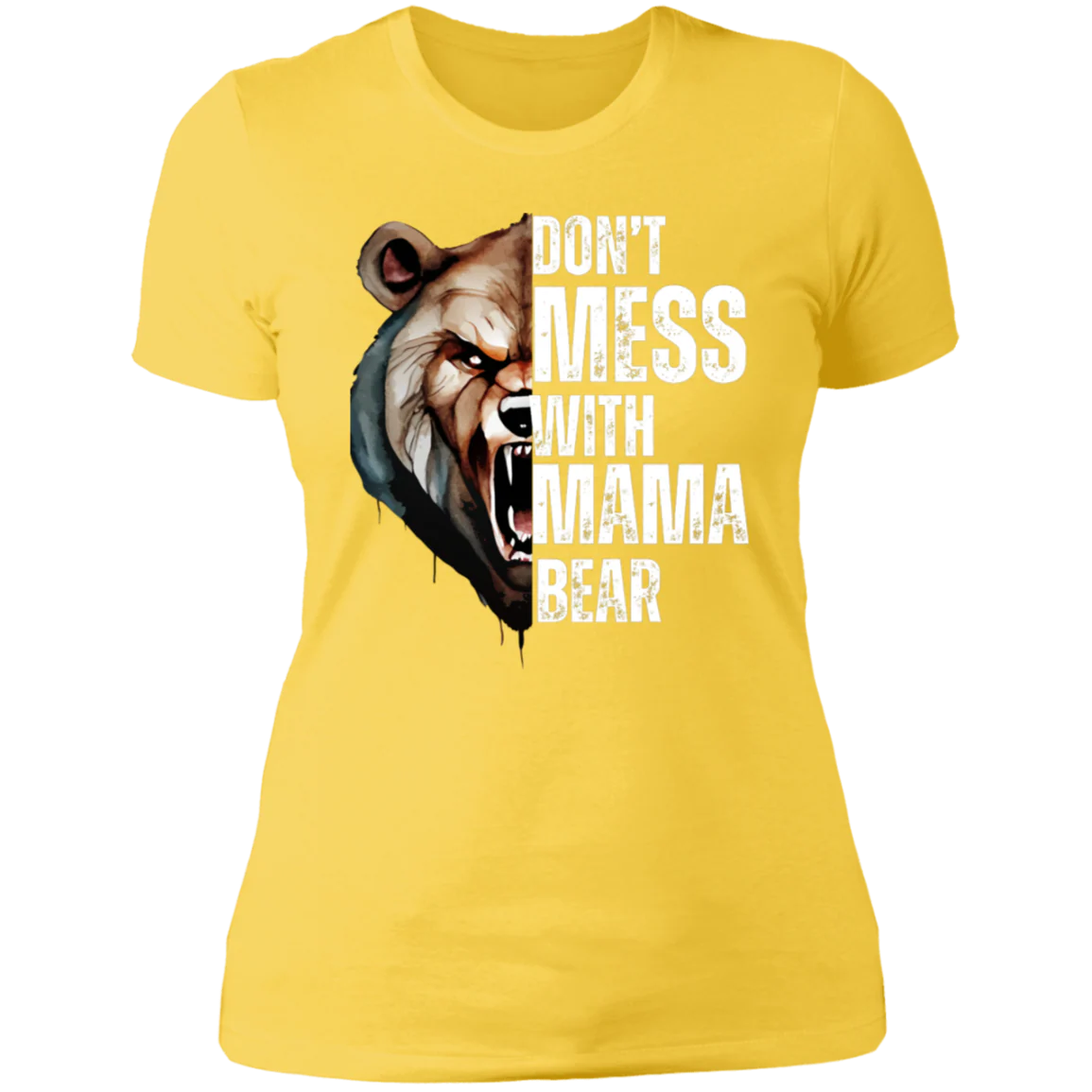 MAMA BEAR ROUND NECK  T-SHIRT