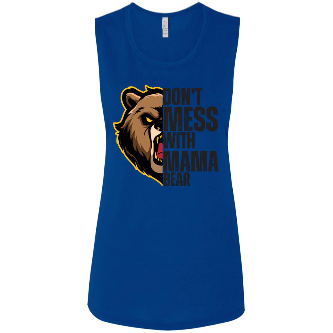 MAMA BEAR FLOWY MUSCLE TANK