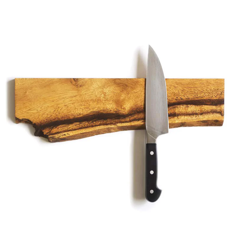 Salvaged Albizia Live Edge Knife Holder