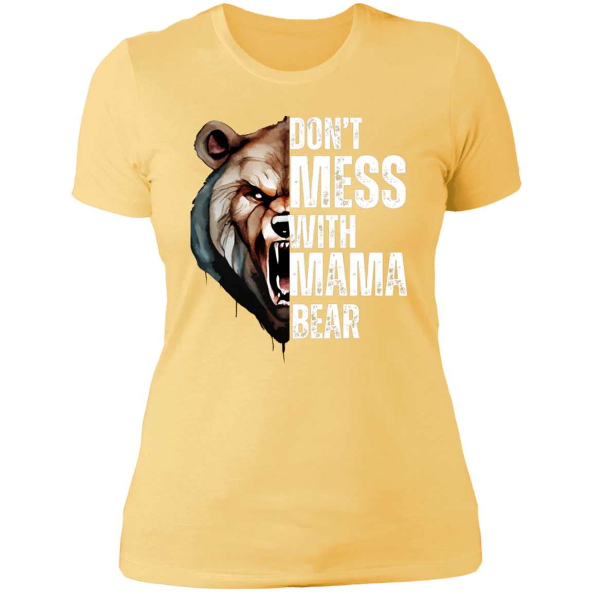 MAMA BEAR ROUND NECK  T-SHIRT