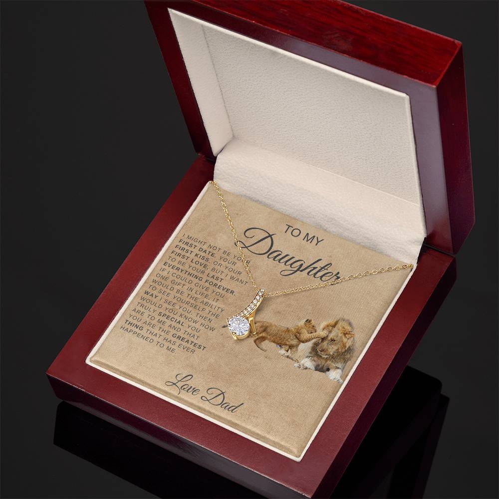 LION NECKLACE TO DAUGHTER FROM DAD