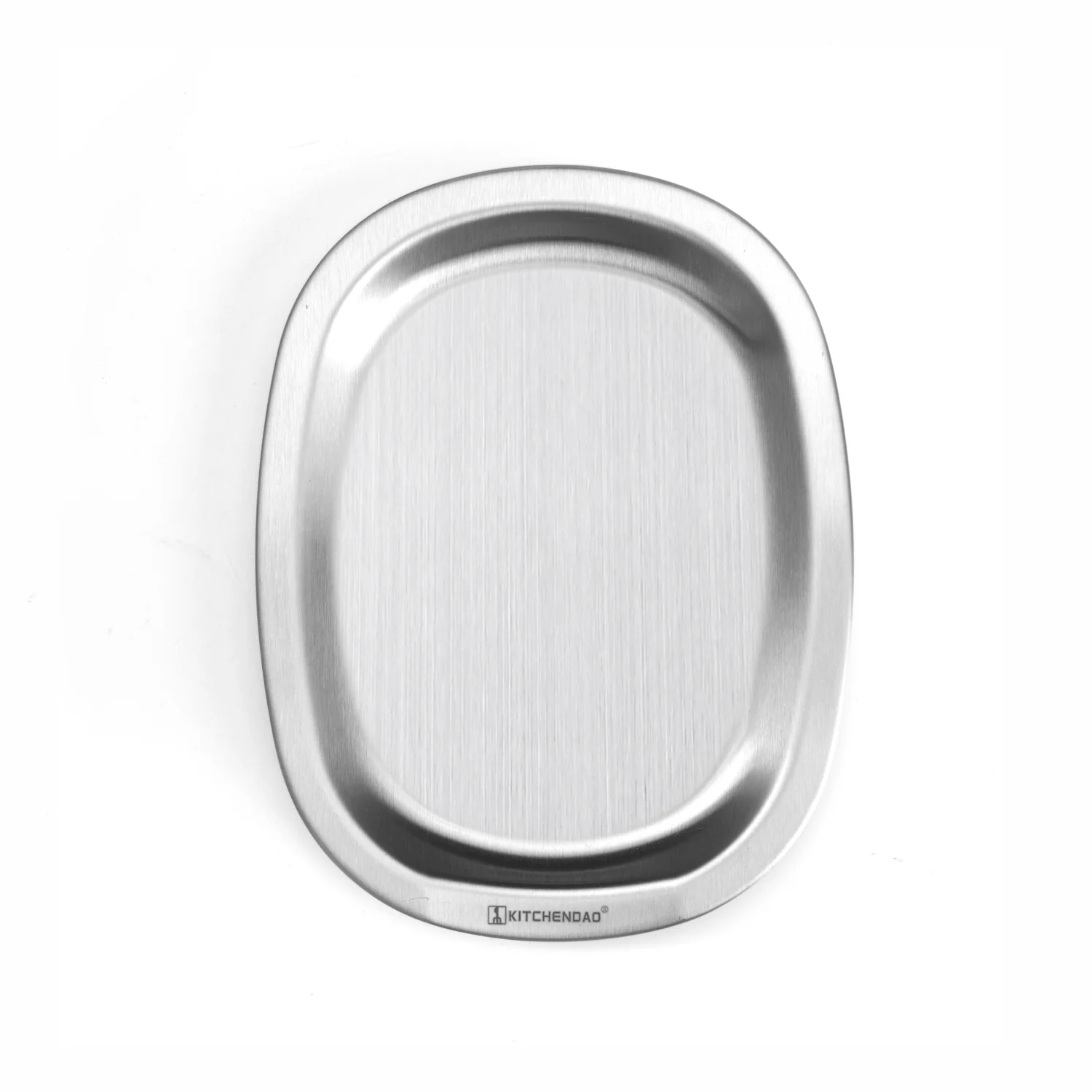 Stainless Steel Spoon Rest With Silicone Anti-slip Pad For Kitchen