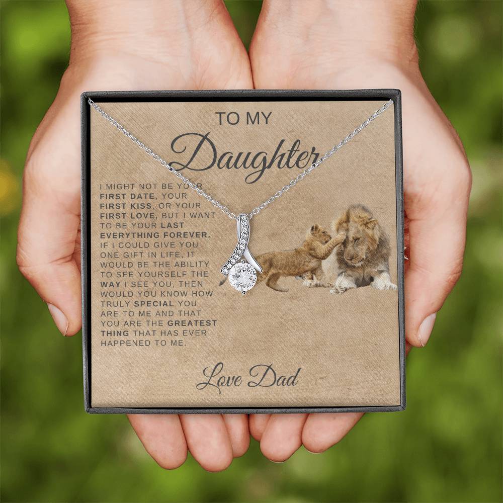 LION NECKLACE TO DAUGHTER FROM DAD