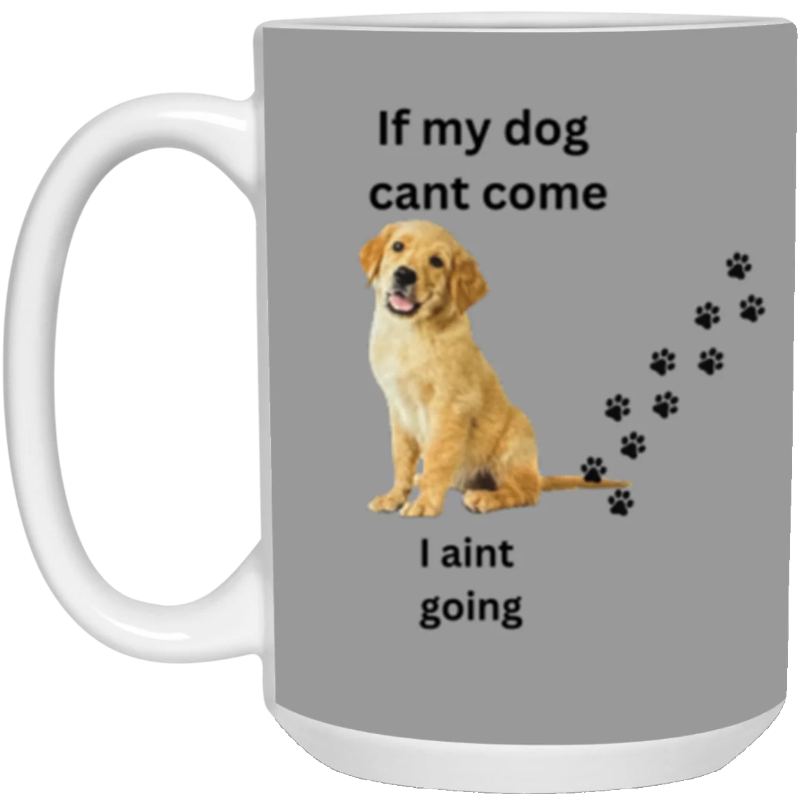 DOUBLE SIDED MUG DOG LOVER 15oz