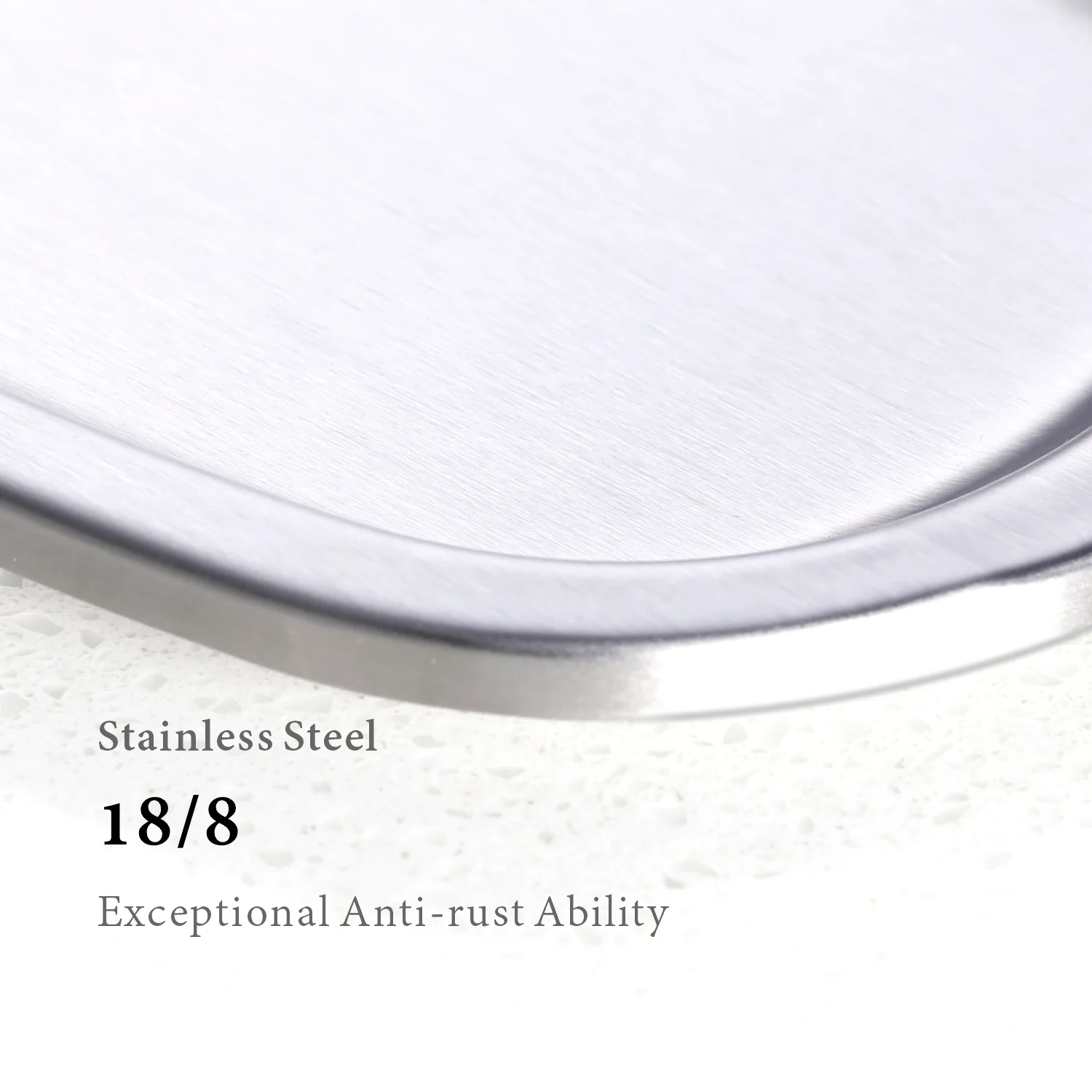 Stainless Steel Spoon Rest With Silicone Anti-slip Pad For Kitchen