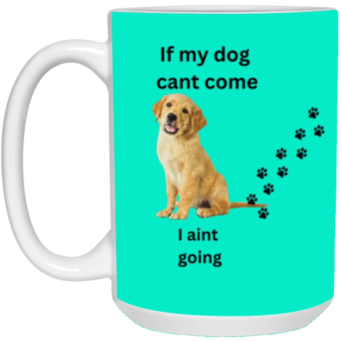 DOUBLE SIDED MUG DOG LOVER 15oz