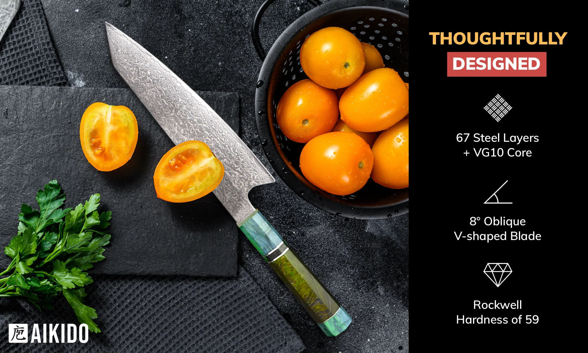 Takaharu 8-inch Kiritsuke Knife